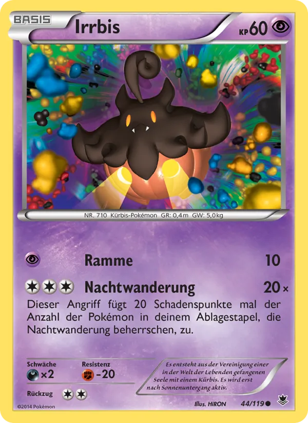 Karte Irrbis aus Phantomkräfte, Nummer 44/119