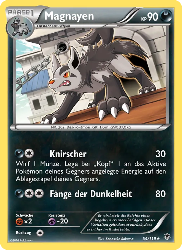 Karte Magnayen aus Phantomkräfte, Nummer 54/119