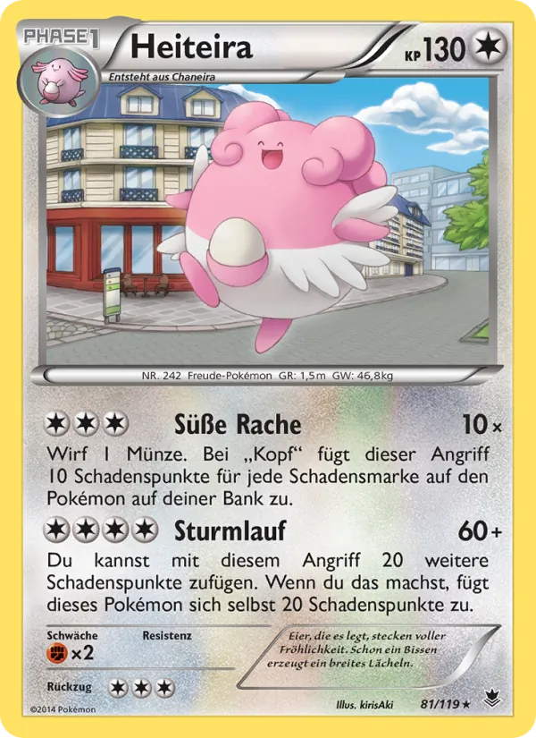 Karte Heiteira aus Phantomkräfte, Nummer 81/119
