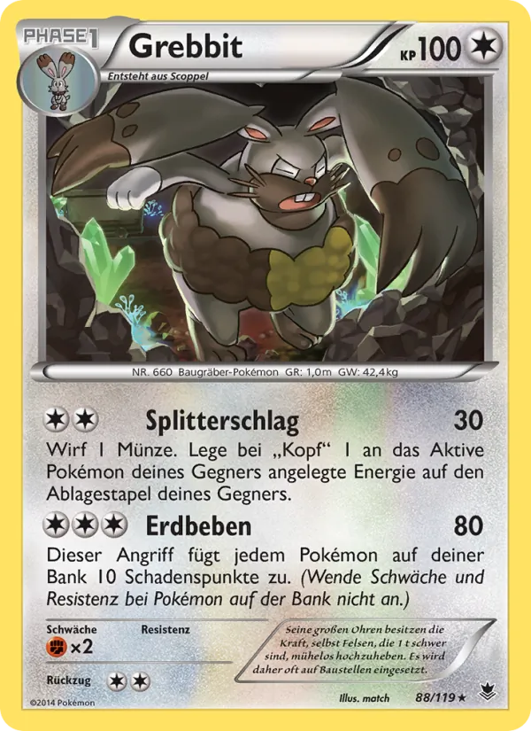 Karte Grebbit aus Phantomkräfte, Nummer 88/119