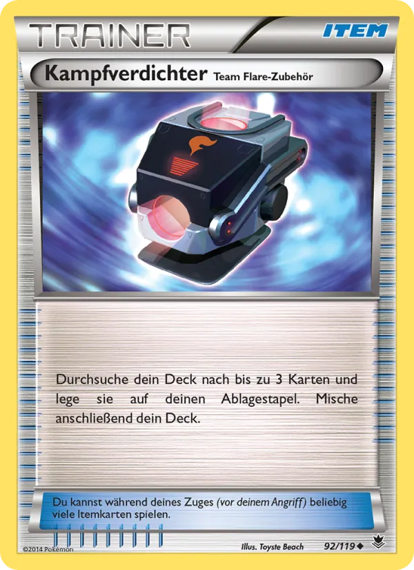 Karte Kampfverdichter Team Flare-Zubehör aus Phantomkräfte, Nummer 92/119