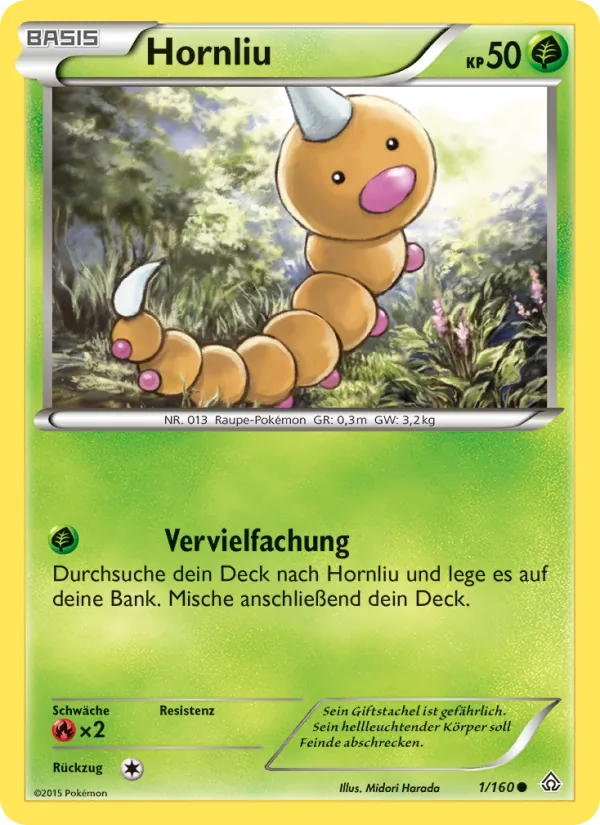 Karte Hornliu aus Protoshock, Nummer 1/160
