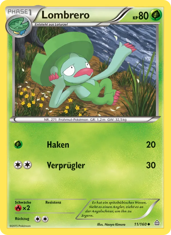 Karte Lombrero aus Protoshock, Nummer 11/160