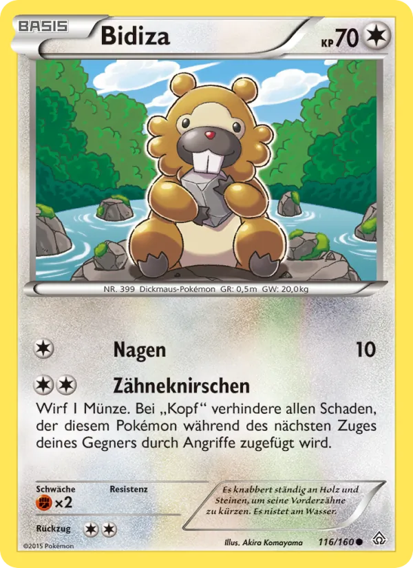 Karte Bidiza aus Protoshock, Nummer 116/160