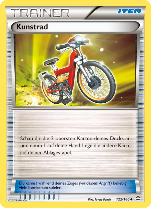Karte Kunstrad aus Protoshock, Nummer 122/160