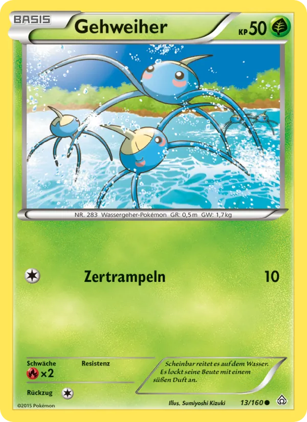 Karte Gehweiher aus Protoshock, Nummer 13/160