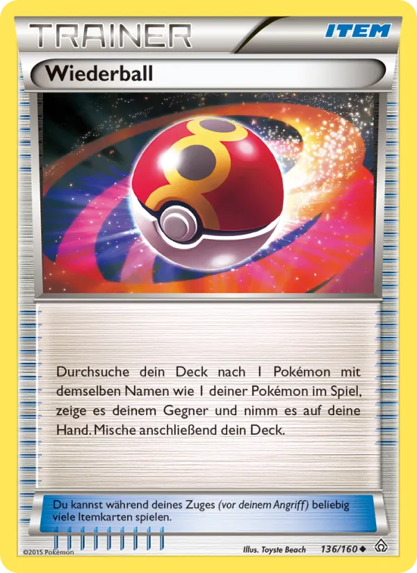 Karte Wiederball aus Protoshock, Nummer 136/160
