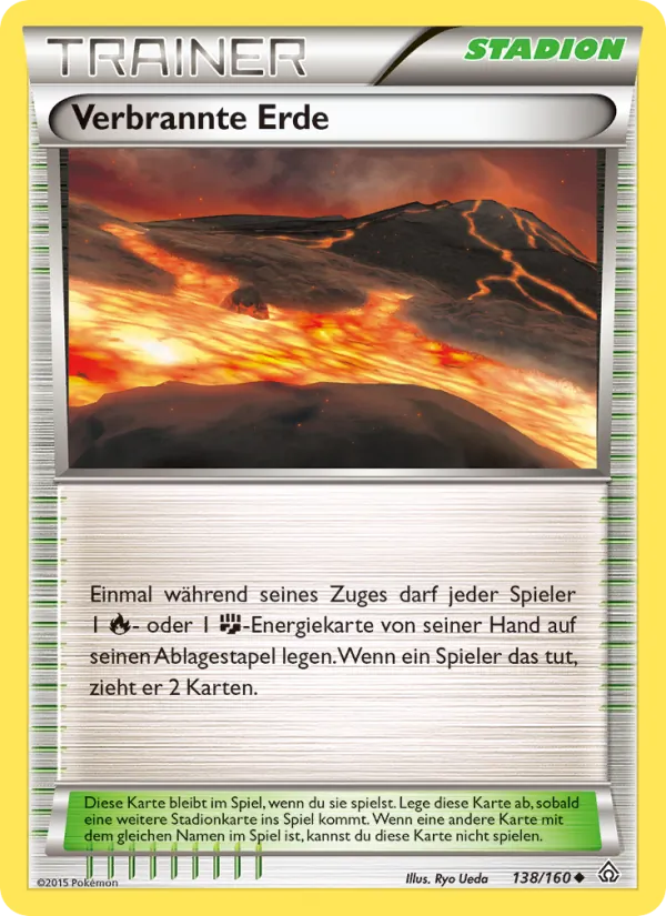 Karte Verbrannte Erde aus Protoshock, Nummer 138/160