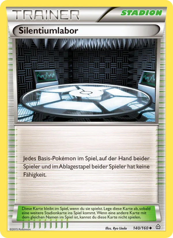Karte Silentiumlabor aus Protoshock, Nummer 140/160