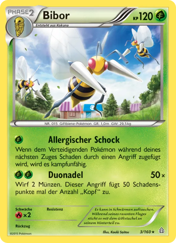 Karte Bibor aus Protoshock, Nummer 3/160