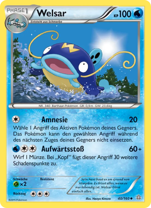 Karte Welsar aus Protoshock, Nummer 40/160