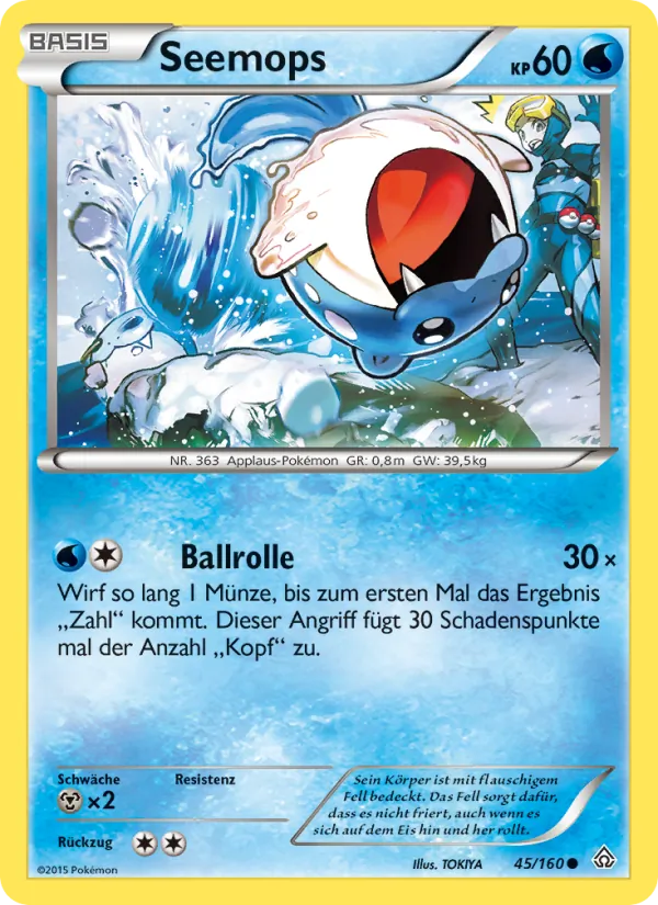 Karte Seemops aus Protoshock, Nummer 45/160
