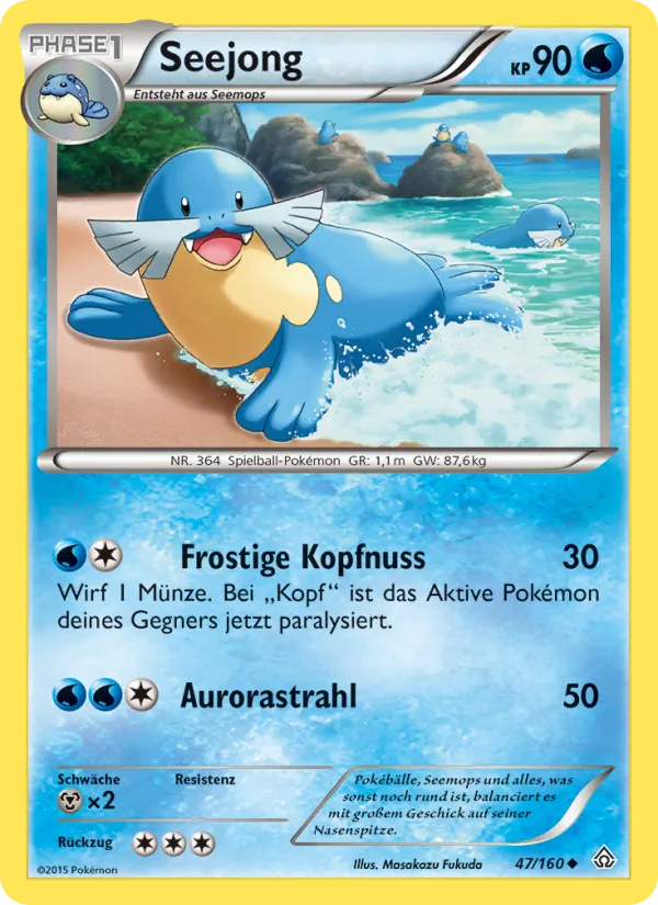 Karte Seejong aus Protoshock, Nummer 47/160