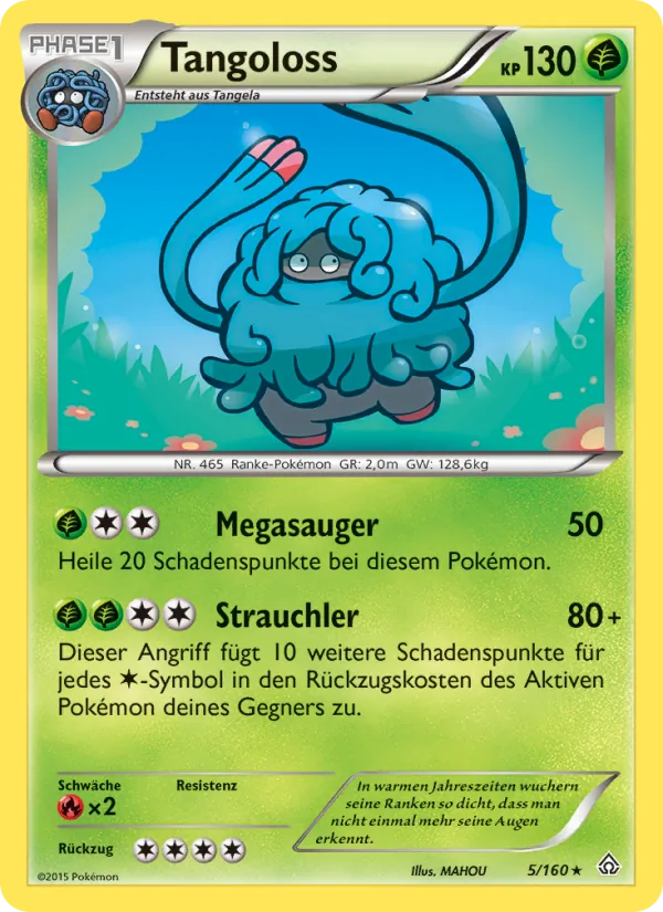 Karte Tangoloss aus Protoshock, Nummer 5/160