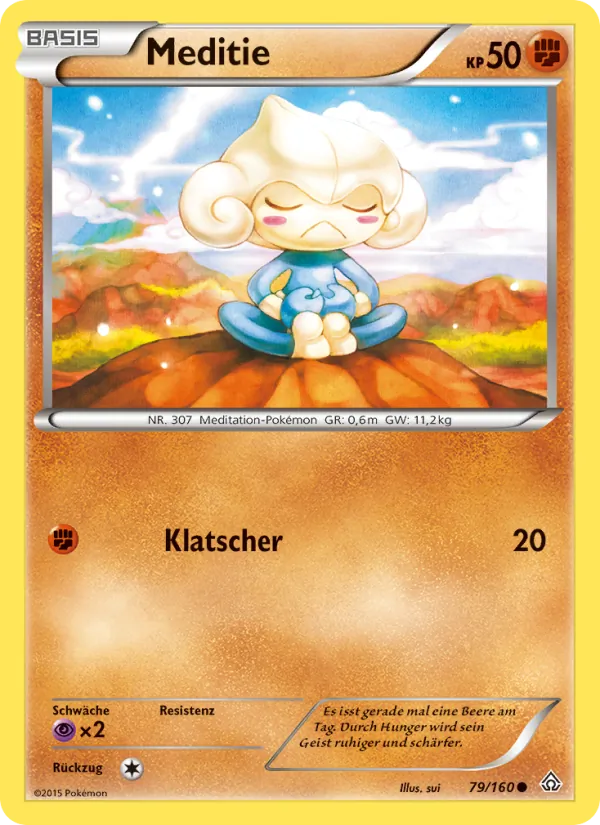 Karte Meditie aus Protoshock, Nummer 79/160