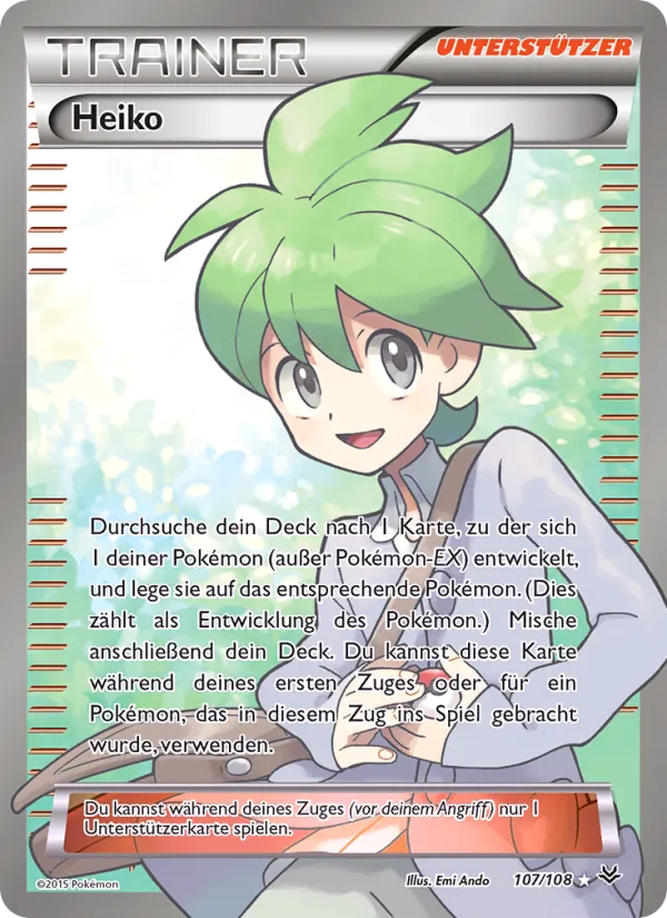 Karte Heiko aus Drachenleuchten, Nummer 107/108