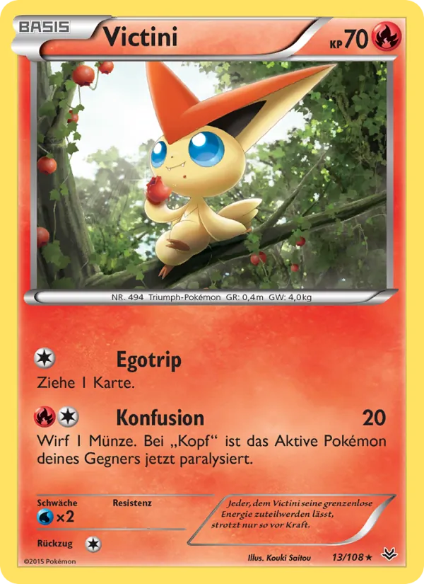 Karte Victini aus Drachenleuchten, Nummer 13/108