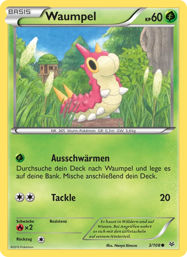 Karte Waumpel aus Drachenleuchten, Nummer 3/108