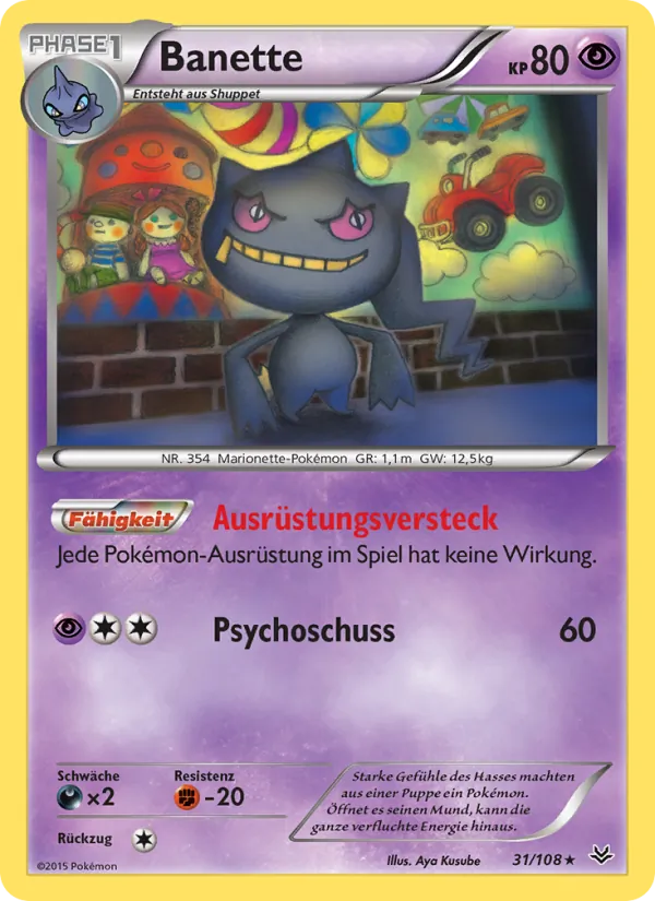 Karte Banette aus Drachenleuchten, Nummer 31/108