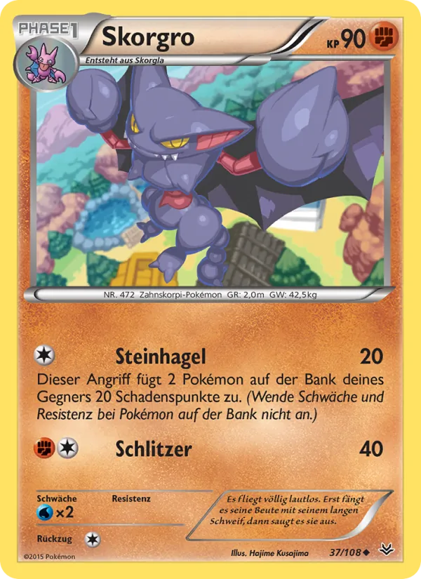 Karte Skorgro aus Drachenleuchten, Nummer 37/108