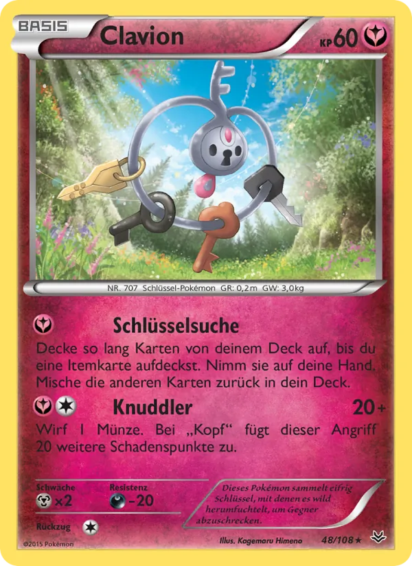 Karte Clavion aus Drachenleuchten, Nummer 48/108