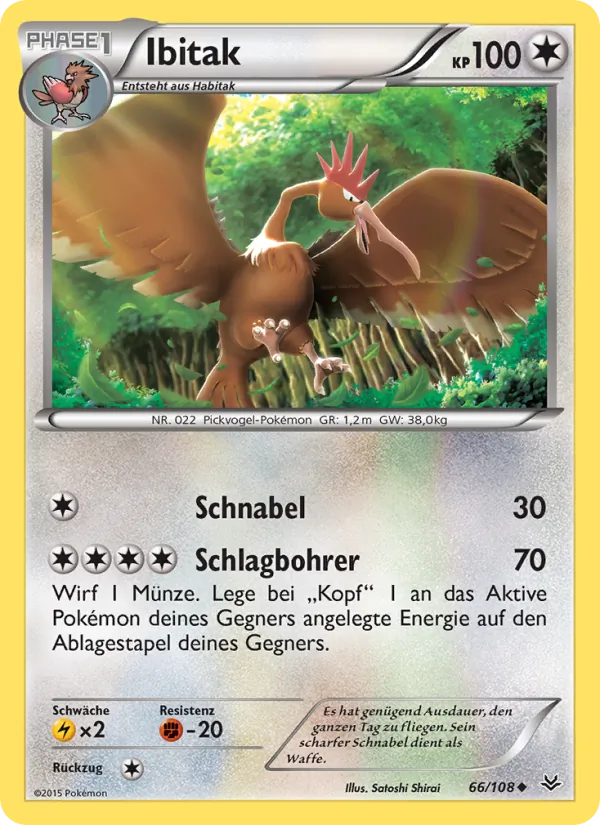 Karte Ibitak aus Drachenleuchten, Nummer 66/108