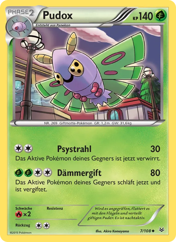 Karte Pudox aus Drachenleuchten, Nummer 7/108