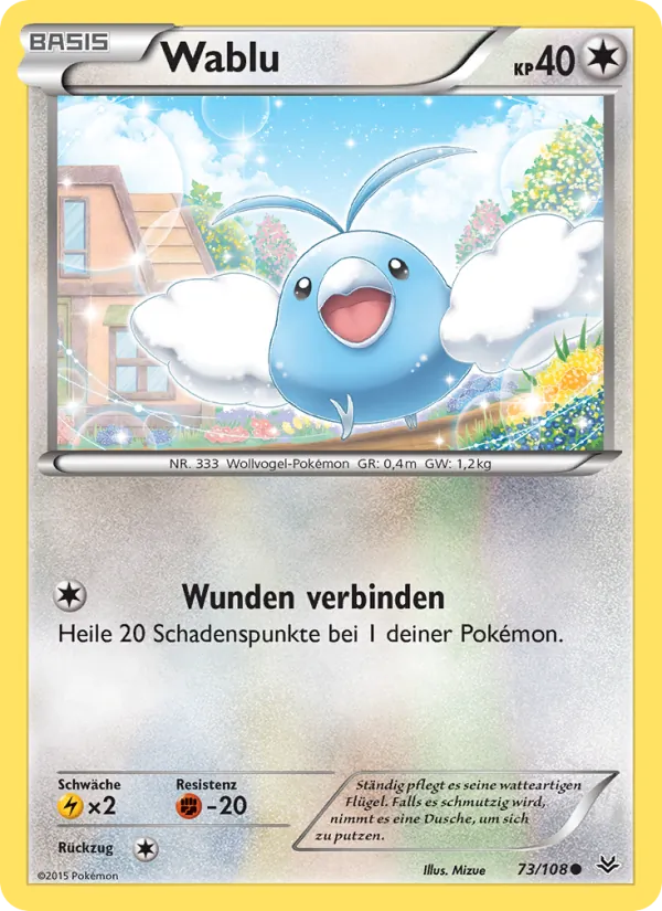 Karte Wablu aus Drachenleuchten, Nummer 73/108
