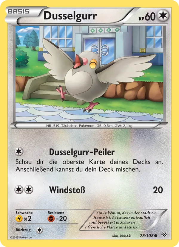 Karte Dusselgurr aus Drachenleuchten, Nummer 78/108