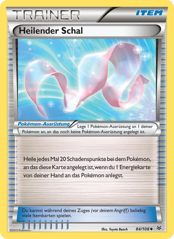 Karte Heilender Schal aus Drachenleuchten, Nummer 84/108