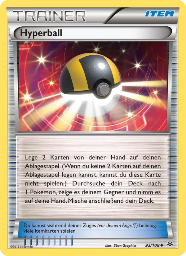 Karte Hyperball aus Drachenleuchten, Nummer 93/108