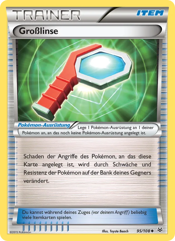 Karte Großlinse aus Drachenleuchten, Nummer 95/108