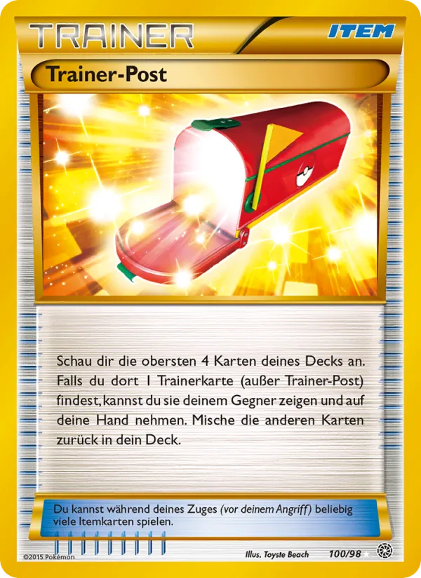 Karte TrainerPost aus Ewiger Anfang, Nummer 100/98