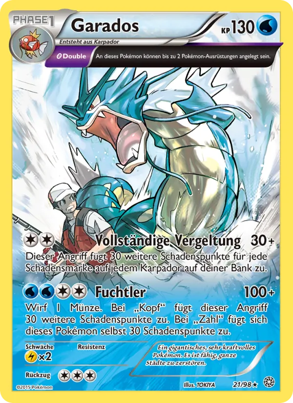 Karte Garados aus Ewiger Anfang, Nummer 21/98