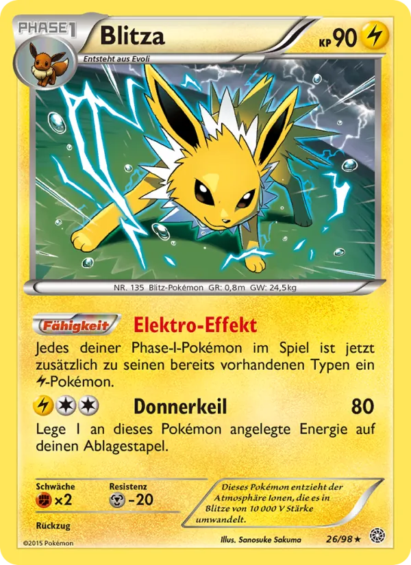 Karte Blitza aus Ewiger Anfang, Nummer 26/98