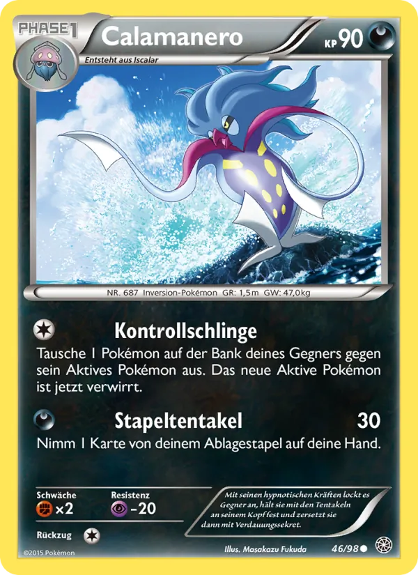 Karte Calamanero aus Ewiger Anfang, Nummer 46/98
