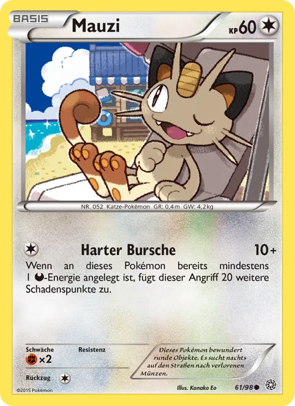 Karte Mauzi aus Ewiger Anfang, Nummer 61/98