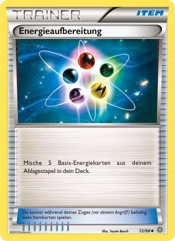 Karte Energieaufbereitung aus Ewiger Anfang, Nummer 72/98