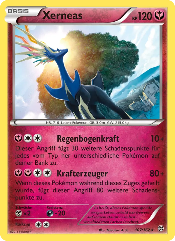 Karte Xerneas aus TURBOstart, Nummer 107/162