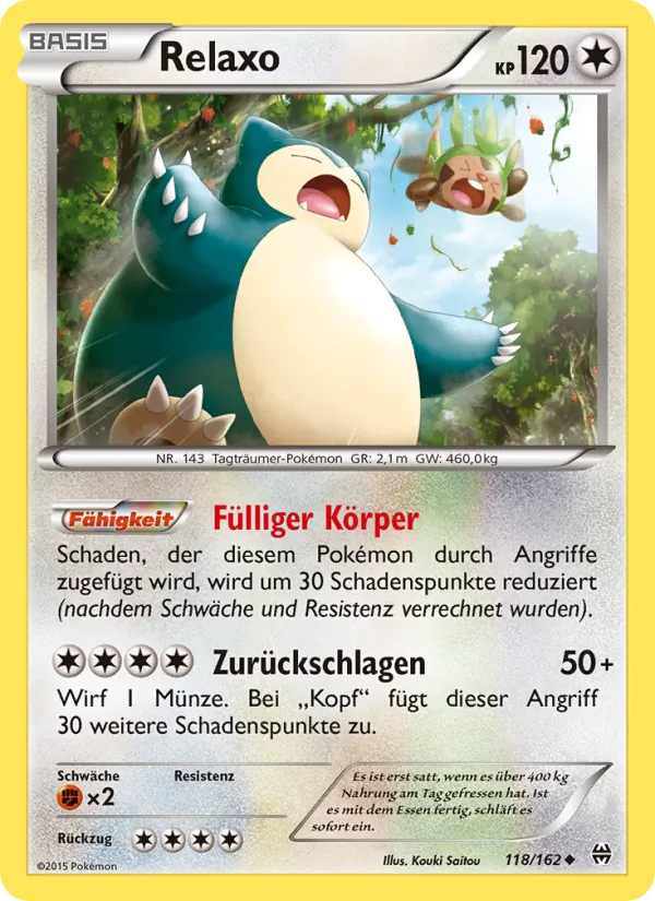 Karte Relaxo aus TURBOstart, Nummer 118/162