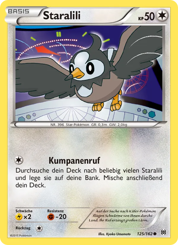 Karte Staralili aus TURBOstart, Nummer 125/162