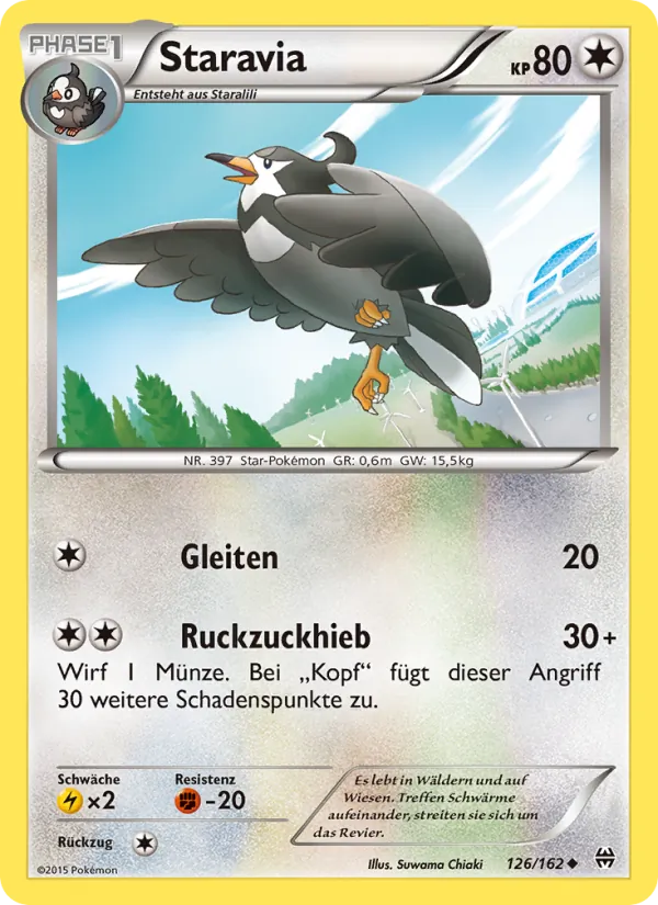 Karte Staravia aus TURBOstart, Nummer 126/162