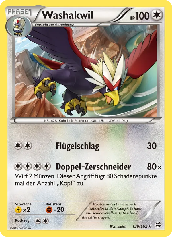Karte Washakwil aus TURBOstart, Nummer 130/162