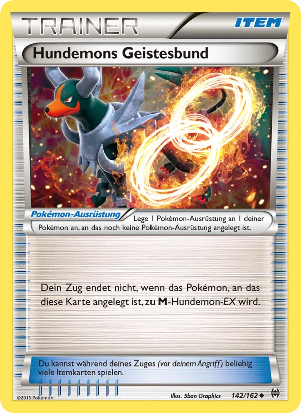 Karte Hundemons Geistesbund aus TURBOstart, Nummer 142/162