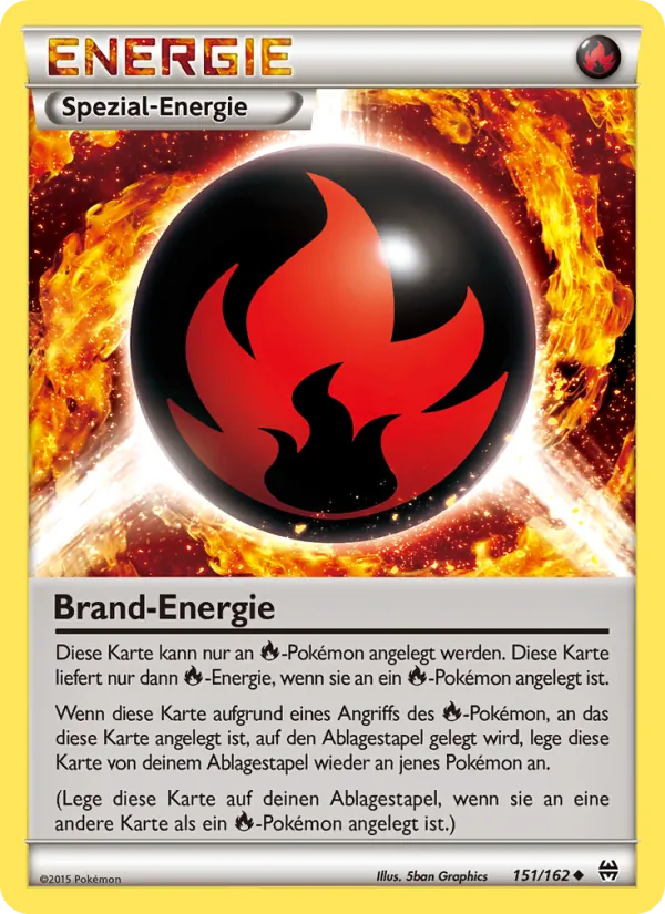 Karte Brand-Energie aus TURBOstart, Nummer 151/162