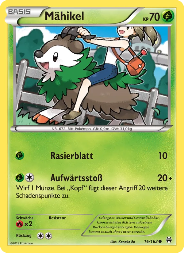 Karte Mähikel aus TURBOstart, Nummer 16/162