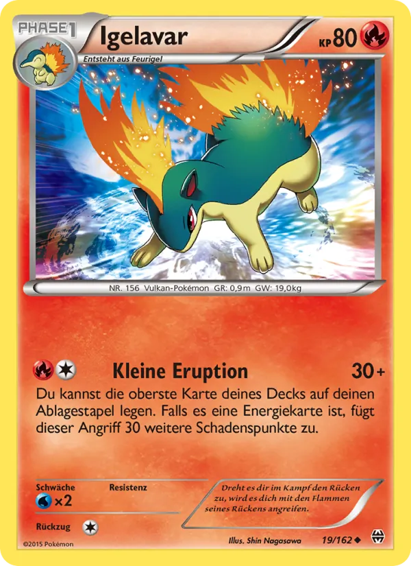 Karte Igelavar aus TURBOstart, Nummer 19/162