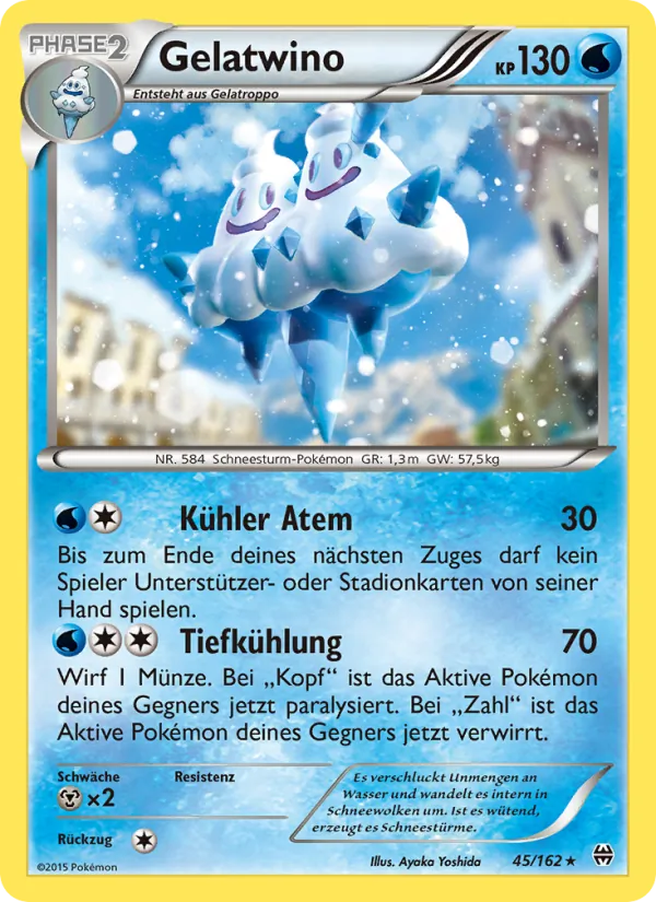 Karte Gelatwino aus TURBOstart, Nummer 45/162