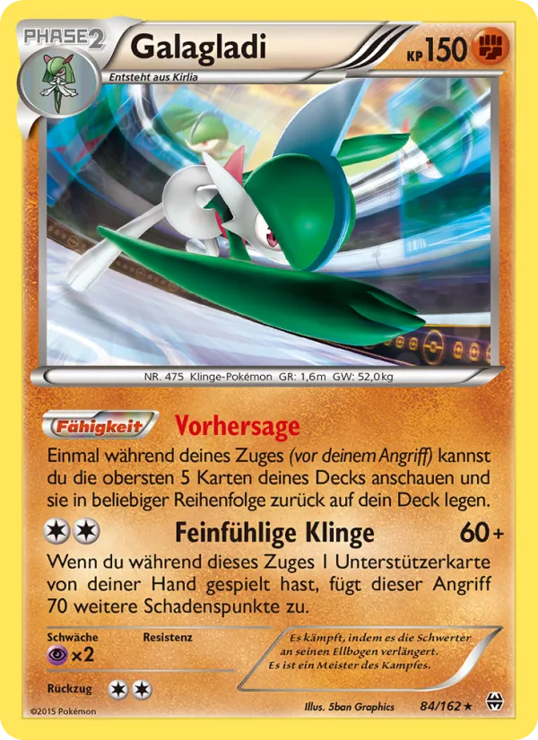 Karte Galagladi aus TURBOstart, Nummer 84/162