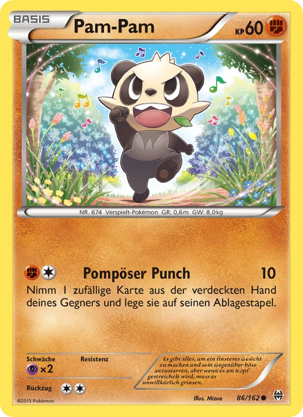 Karte Pam-Pam aus TURBOstart, Nummer 86/162